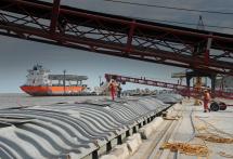 Prevén cargar 300.000 toneladas de mineral de hierro por Nueva Palmira antes de fin de año
