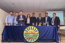 Gobierno, sector privado y universidad juntos para fortalecer la producción de la escuela Agrotécnica Sarmiento