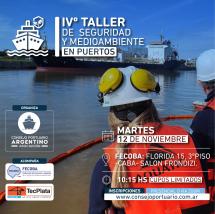 IV Taller de Seguridad y Medioambiente en Puertos: Reflexiones y desafíos para un futuro sostenible