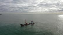 Avanza el dragado del puerto de Mar del Plata y ya se completó más de la mitad de la obra