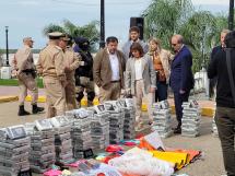 Histórico; Prefectura incautó más de 460 kilos de cocaína en Santa Fe