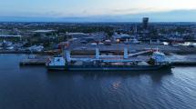 Avanzan las obras en el puerto para aumentar la productividad de la matriz energética