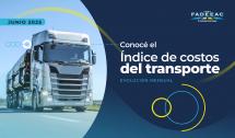 El transporte de cargas aumentó 2,56% en junio y acumula un 14% en lo que va del año