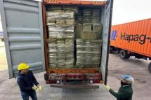 San Luis realizó la primera exportación de alfalfa argentina a Ghana