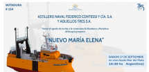 Botadura del “Nuevo María Elena”: el Astillero Contessi transmitirá en vivo su 154ª entrega desde Mar del Plata
