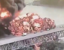 Explosión de camiones cisterna en el Canal de Panamá: un muerto, heridos y cierre de un puente clave para la logística