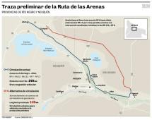 Río Negro proyecta una ruta de 119 kilómetros para fortalecer la logística de Vaca Muerta