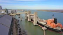 Bahía Blanca moviliza más de 99.000 toneladas de cargas con destino a Asia