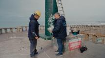 Se inicia un plan de renovación de balizas para fortalecer la seguridad náutica  en el puerto de Mar del Plata