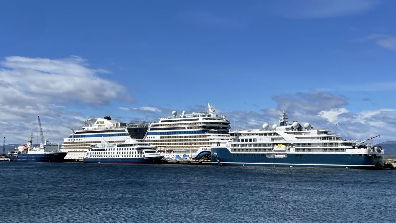 El crucero AIDAmar llegó a Ushuaia