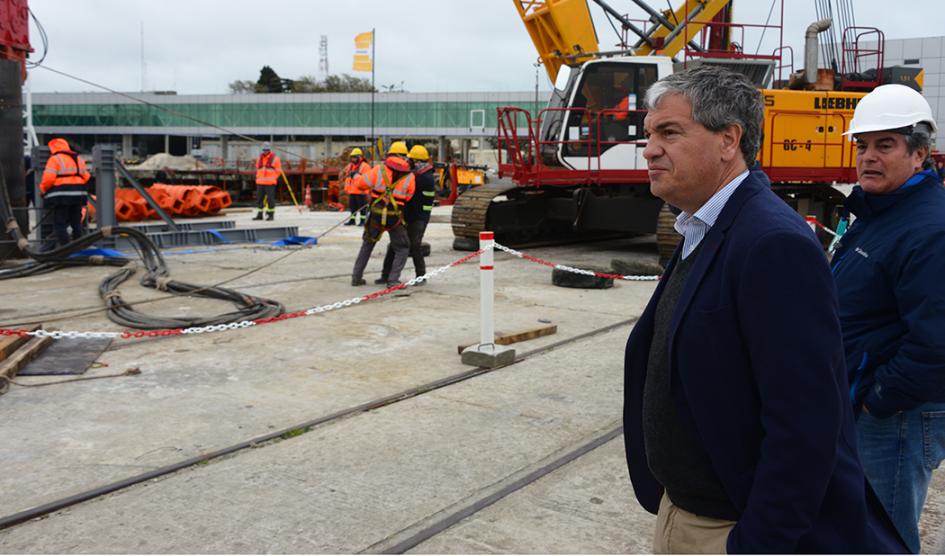 Obras en el puerto de Colonia 