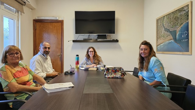 Jimena López dialogó con vecinos sobre el ordenamiento del tránsito de camiones en torno a Puerto Quequén