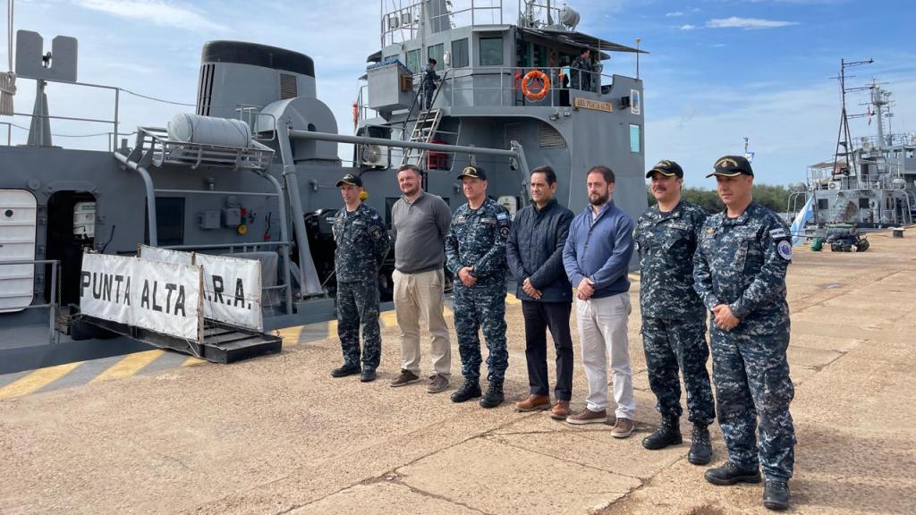 Un segundo buque de la Armada Argentina continuará con el balizamiento del río Uruguay 