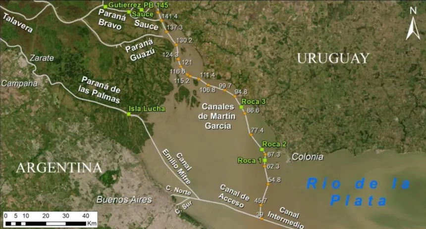 Actualización de tarifas en el Canal Martín García