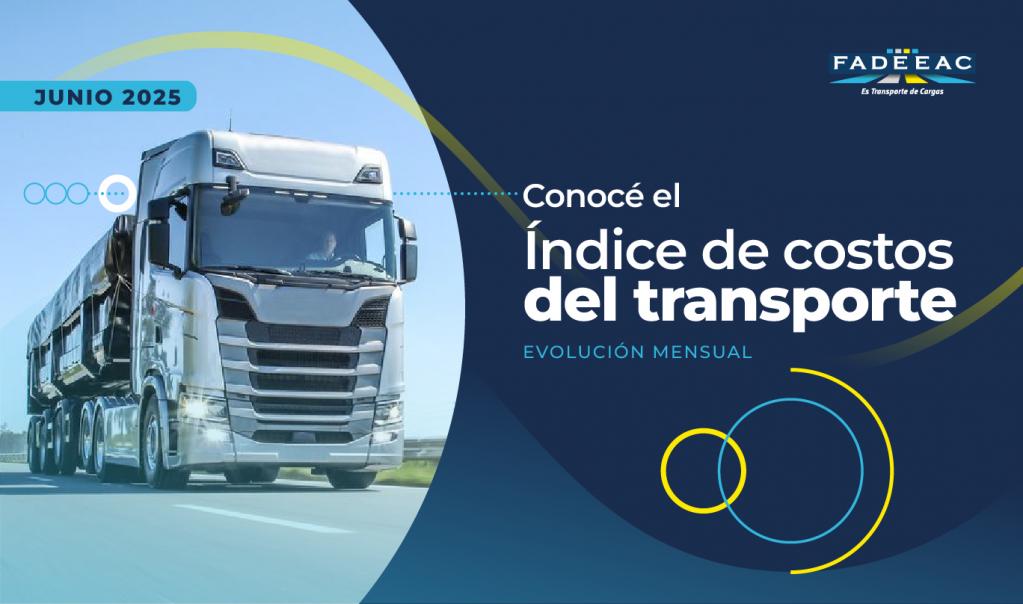 El transporte de cargas aumentó 2,56% en junio y acumula un 14% en lo que va del año