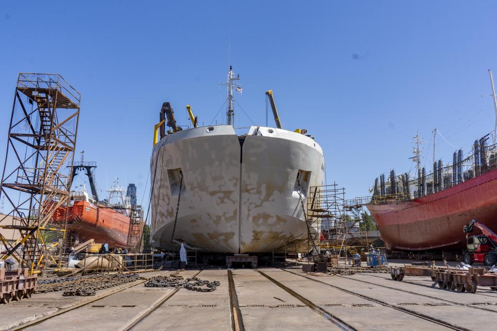 Tandanor finalizó las reparaciones integrales de la draga de succión 