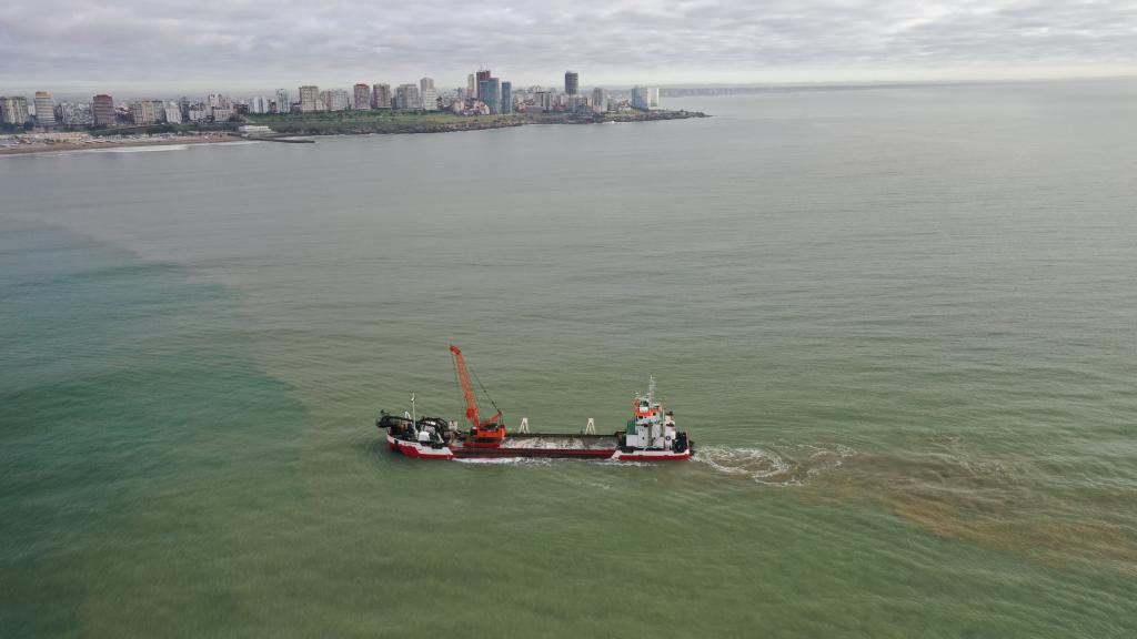 El Consorcio Portuario de Mar del Plata  finalizó la obra de dragado más importante en casi tres décadas