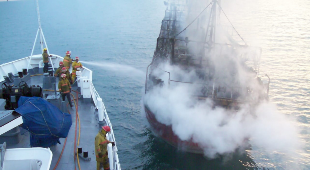 Prefectura recuerda las medidas de seguridad para prevenir incendios a bordo