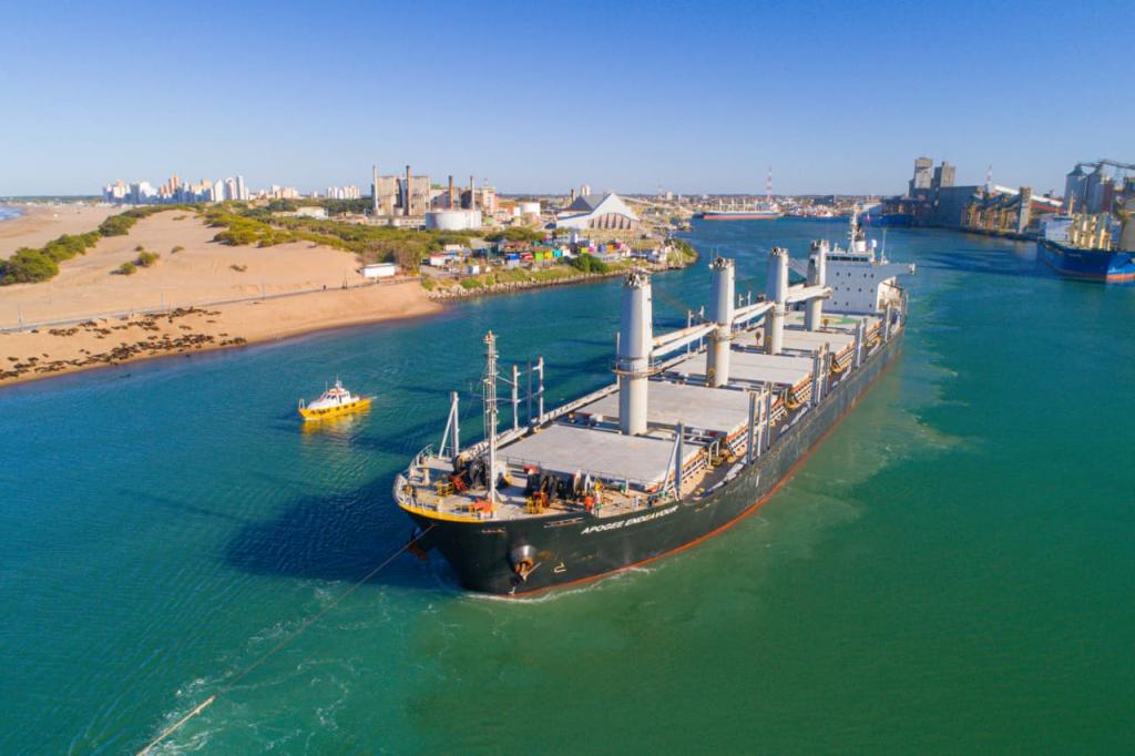 Enero histórico en Puerto Quequén: más de 1,2 millones de toneladas y un fuerte impulso al sistema agroexportador
