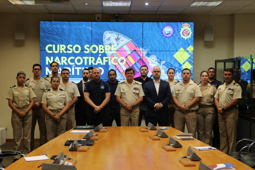 Prefectura desarrolla un curso sobre Narcotráfico Marítimo en el marco del Proyecto SEACOP