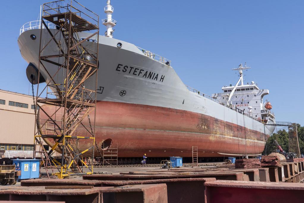 TANDANOR completó trabajos de mantenimiento en el buque petrolero Estefanía H