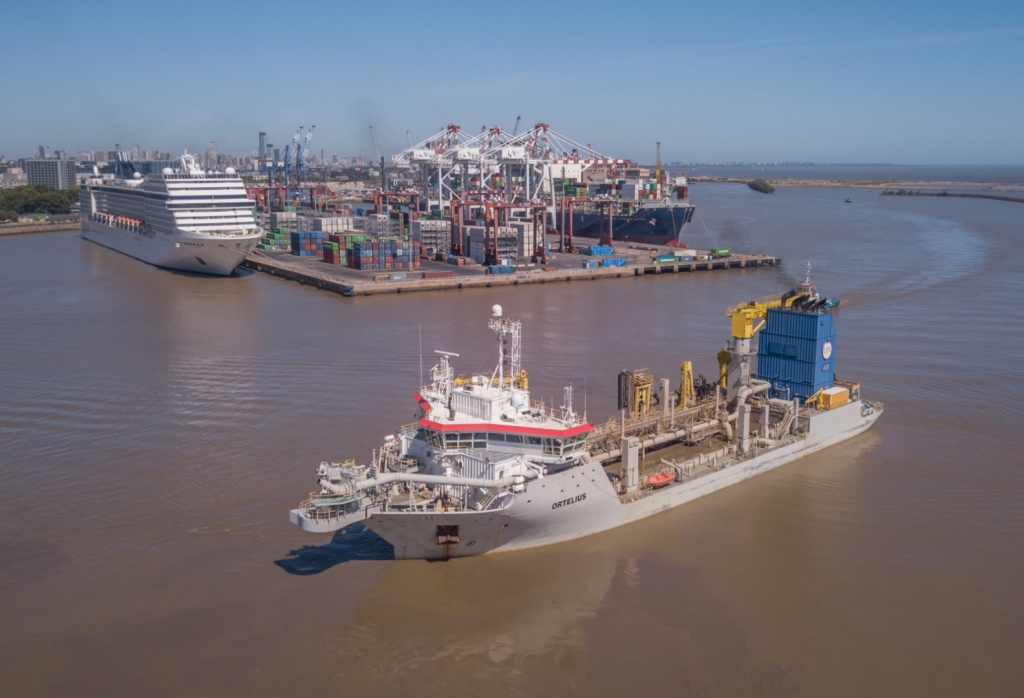 Jan de Nul ganó la licitación pública para ejecutar obras de dragado en el Puerto Buenos Aires