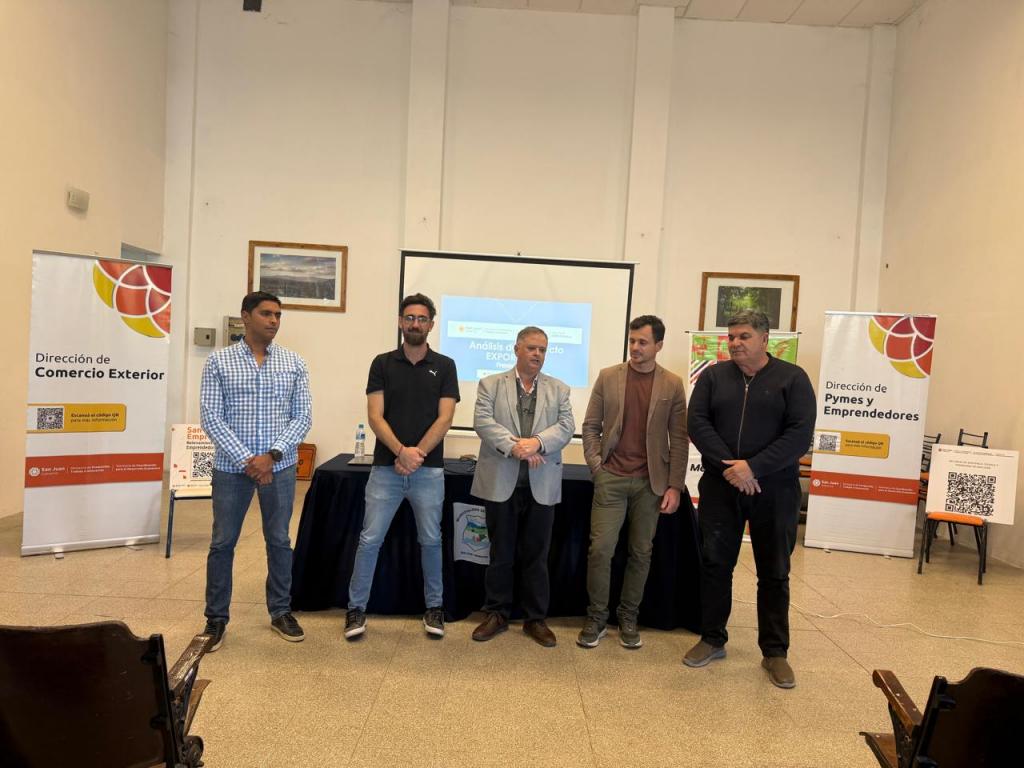 San Juan: El Programa Primeros pasos del Emprendedor Exportador hizo escala en Media Agua, Sarmiento
