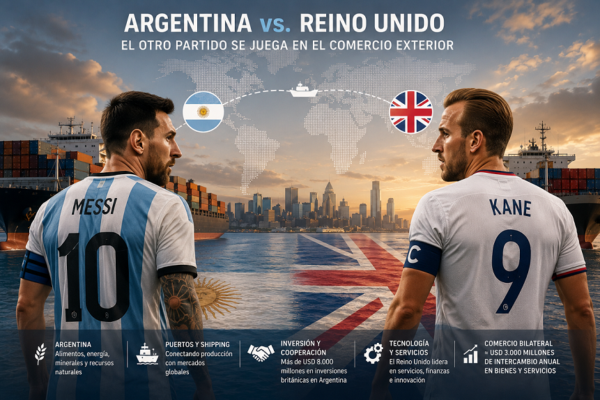 Argentina vs. Inglaterra: qué dicen los números del comercio entre Argentina y el Reino Unido