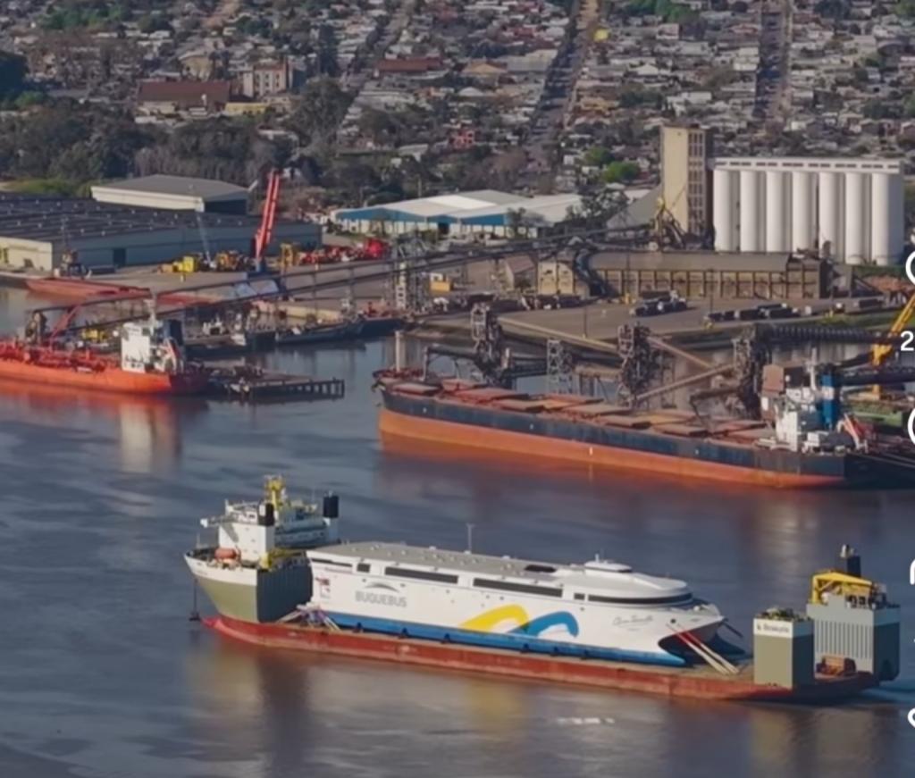 El China Zorrilla ya llegó al Río de la Plata y se prepara para su puesta a flote