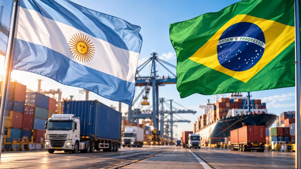 Intercambio con Brasil: notable baja de las importaciones y nuevo crecimiento de las exportaciones