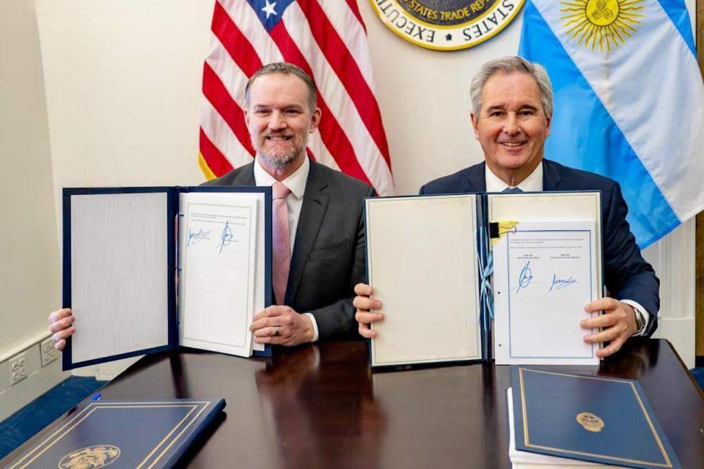 Argentina y Estados Unidos avanzan con su acuerdo comercial y preparan su envío al Congreso