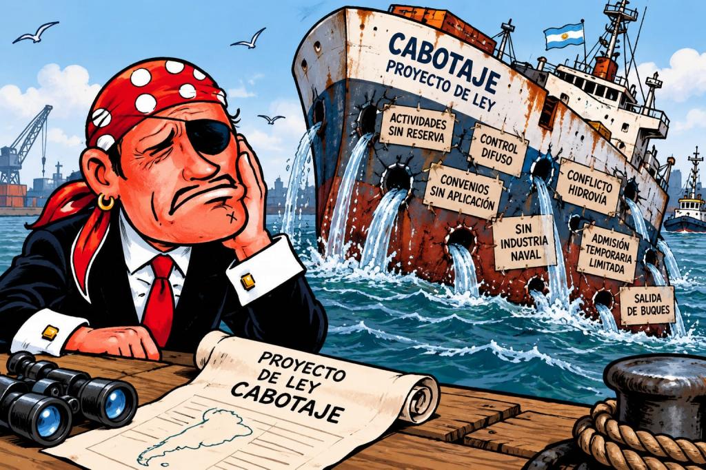 Morgan y un proyecto de cabotaje que hace agua por todos lados